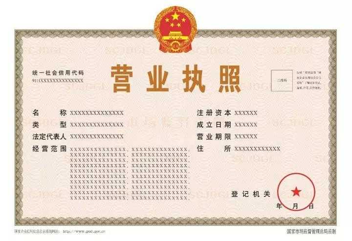 2019年3月1日起，營業執照改版啦!